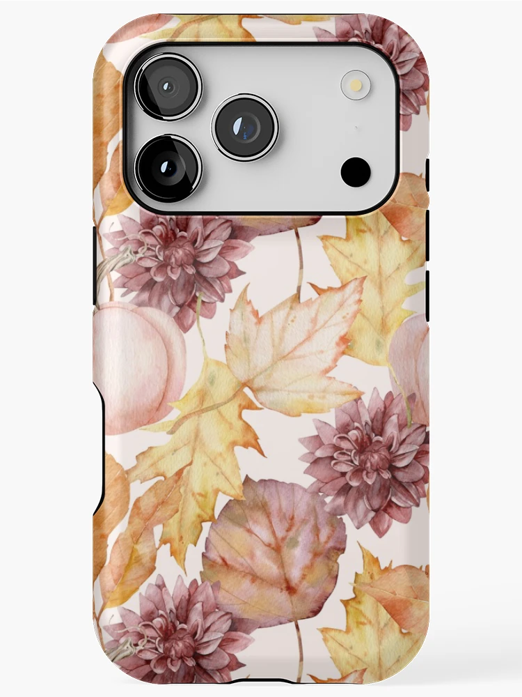 Thumbnail 1 of 4, iPhone Case, Fall Pattern designed and sold by artsytext.