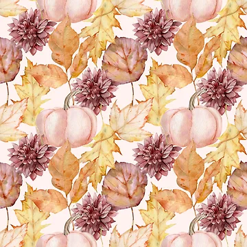 Artwork thumbnail, Fall Pattern by artsytext