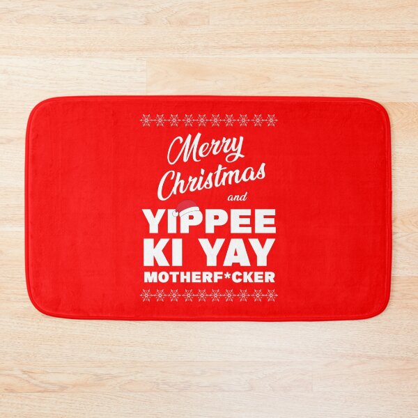 Item preview, MERRY CHRISTMAS AND YIPPEE KI YAY MOTHERF*CKER, die hard christmas designed and sold by NiceSign.
