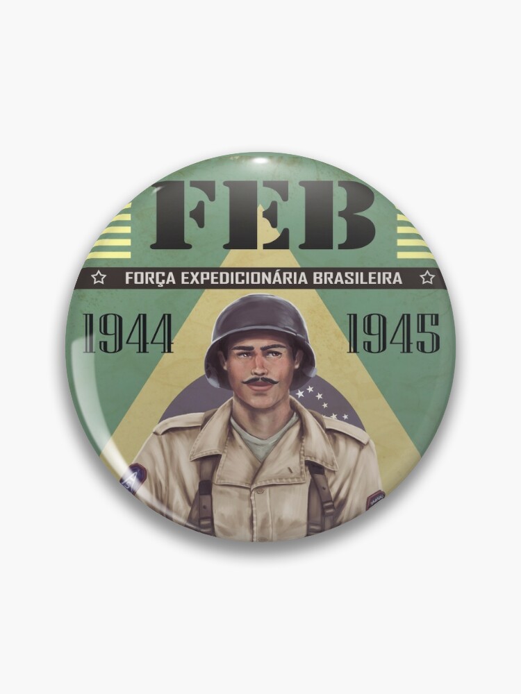 FEB - Brazilian Expeditionary Force Pin for Sale by MayaraArt