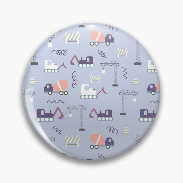 Item preview, Blue background construction repeat pattern designed and sold by tamongg14.