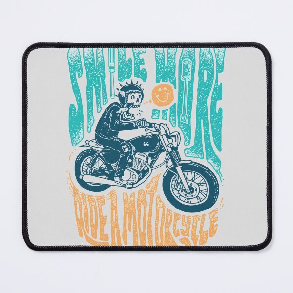 Item preview, Smile More, Ride A Motorcycle designed and sold by Dewirumbaina.