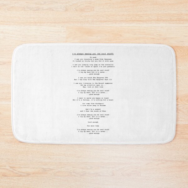 Item preview, I'm always seeing you (do cool stuff) designed and sold by The British Bunny Hop Shop.