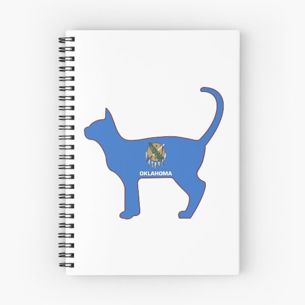 Item preview, State of Oklahoma Flag for Cat Lovers (White) designed and sold by Gsallicat.