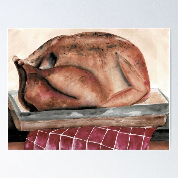 Item preview, Cooked Turkey  designed and sold by TwoFullMoonsArt.