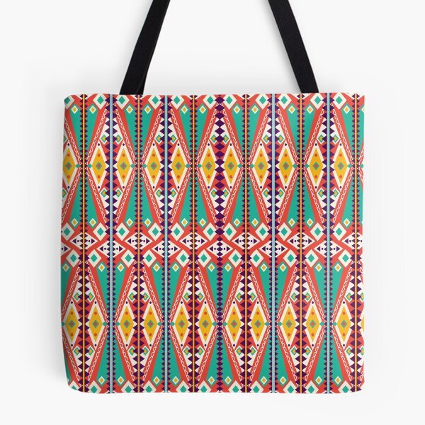Artikelvorschau, Orange and Teal Tribal Geometry entworfen und verkauft von Carolina Diaz.
