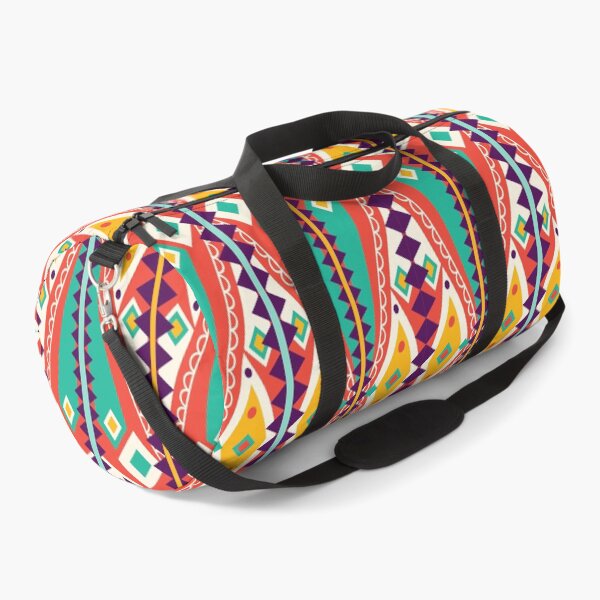 Item preview, Orange and Teal Tribal Geometry designed and sold by Carolina Diaz.