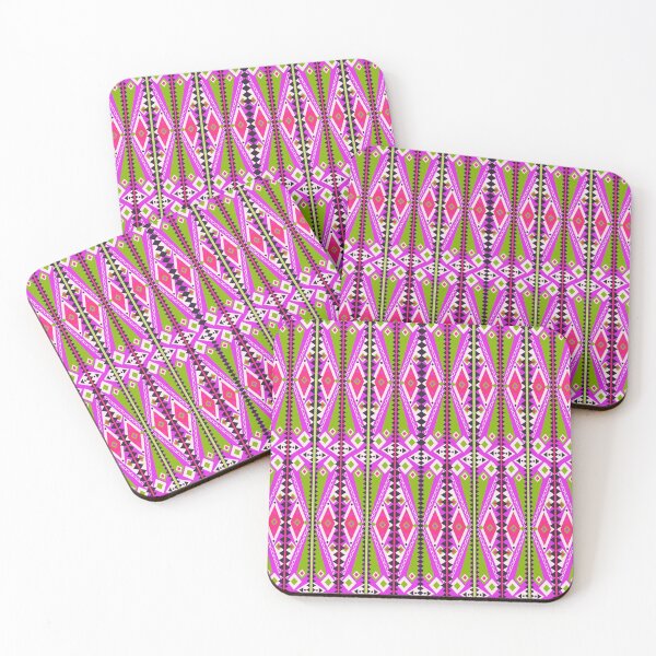 Artikelvorschau, Pink and Green Tribal Geometry entworfen und verkauft von Carolina Diaz.