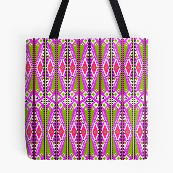Item preview, Pink and Green Tribal Geometry designed and sold by Carolina Diaz.
