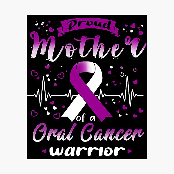 Item preview, Proud Mother Of An Oral Cancer Warrior designed and sold by Grooffos.