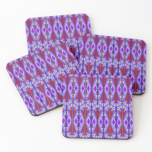 Artikelvorschau, Red and Blue Tribal Geometry entworfen und verkauft von Carolina Diaz.