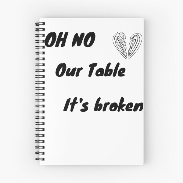 Item preview, Oh No Our Table Is Broken designed and sold by Mo2mo.