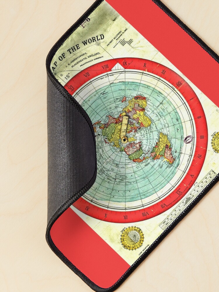 flat earth mouse pad