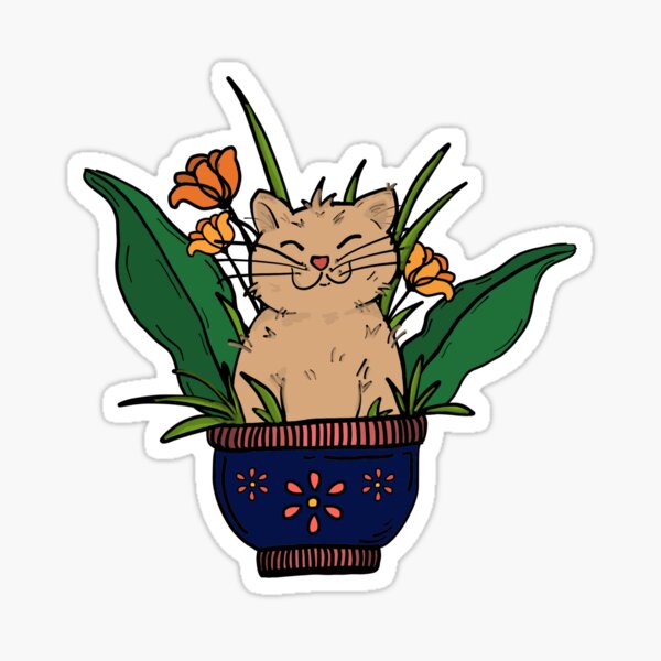 Item preview, Happy cat designed and sold by prettymuchart.