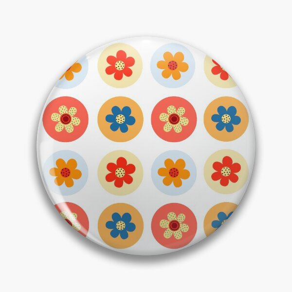 Item preview, Multicolor Flower Pattern designed and sold by Lisa Thomas.