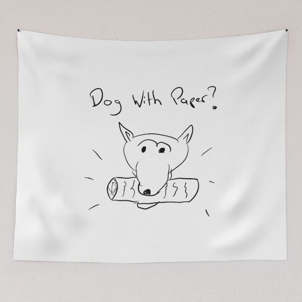 Item preview, Dog With Paper? designed and sold by questionshop.