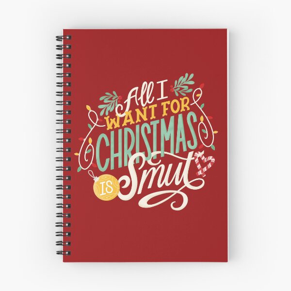 Item preview, All I Want For Christmas is Smut - Funny Romance Book Shirt designed and sold by Kit Cronk.