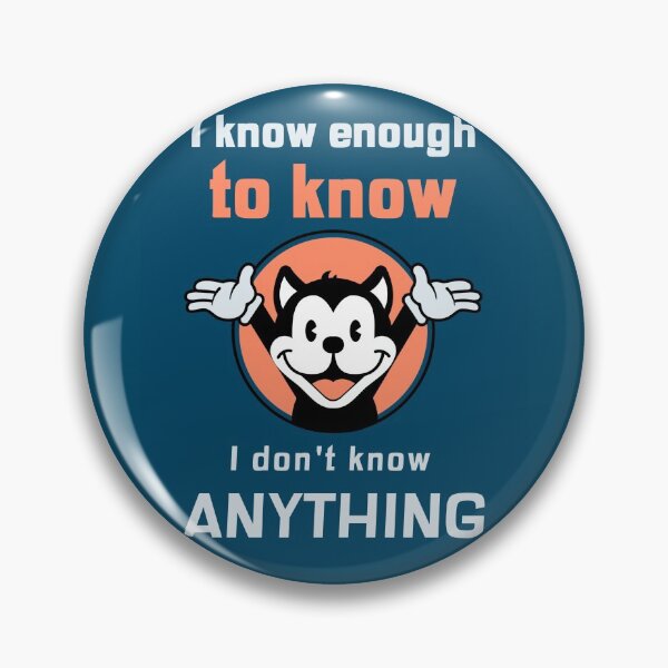 Item preview,  I know enough to know I don't know Anything (on blue) designed and sold by GagiTees.