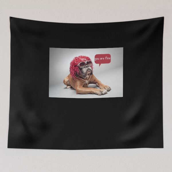 Item preview, Perros con pelucas, divertidos para los amantes de los perros designed and sold by laamriya974.