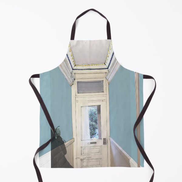 Item preview, Edwardian Hallway - Cyan on Cyan designed and sold by KLA-GustFlo.
