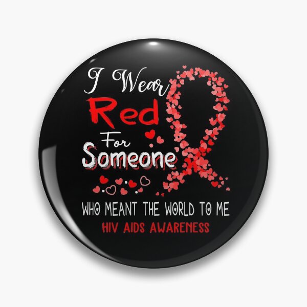 Item preview, I Wear Red For Hiv Aids Awareness designed and sold by Tadmab.