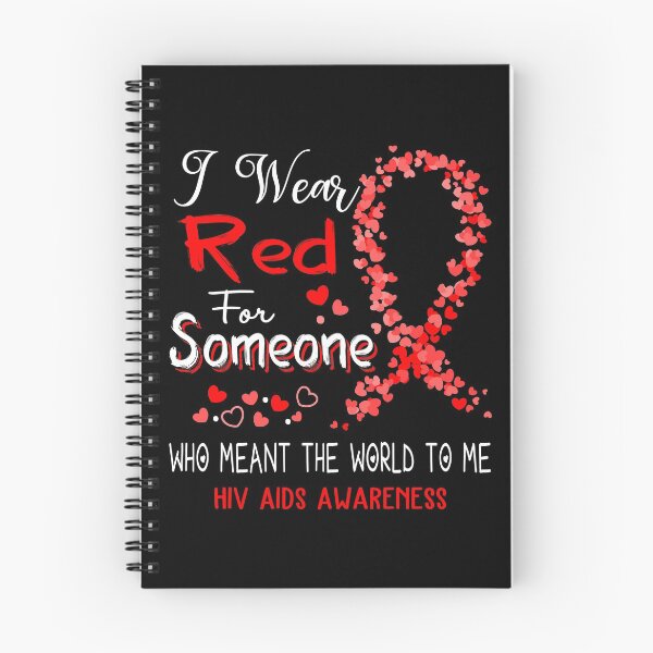 Item preview, I Wear Red For Hiv Aids Awareness designed and sold by Tadmab.