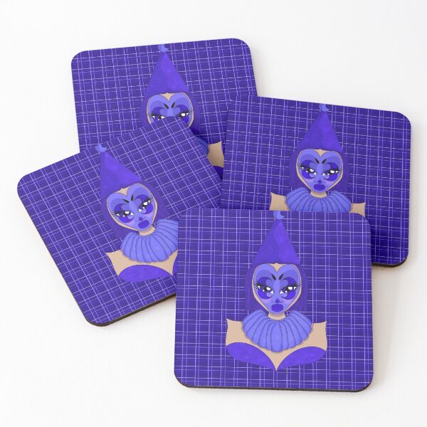 Item preview, Indigo Clown designed and sold by ArtByVictoria26.