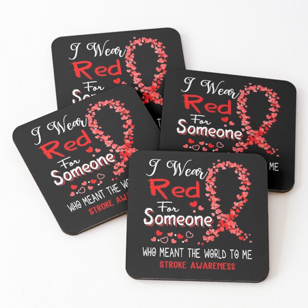 Item preview, I Wear Red For Stroke Awareness designed and sold by Tadmab.