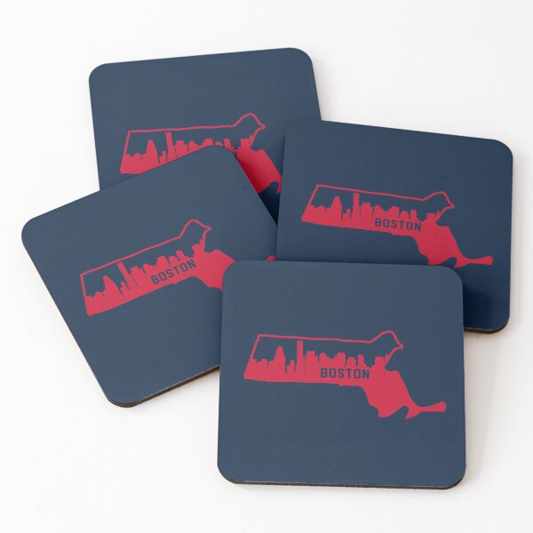 Item preview, Boston Massachusetts Baseball BOS rojo y azul marino designed and sold by toutwearapparel.