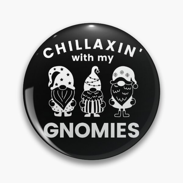 Item preview, Chillaxin With My Gnomies Text Typography with 3 Cute Gnomies  designed and sold by RKMR.