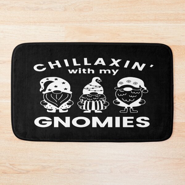 Item preview, Chillaxin With My Gnomies Text Typography with 3 Cute Gnomies  designed and sold by RKMR.