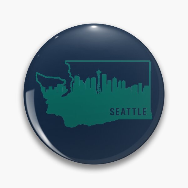 Artikelvorschau, Seattle Washington Baseball SEA Grün und Marine entworfen und verkauft von toutwearapparel.
