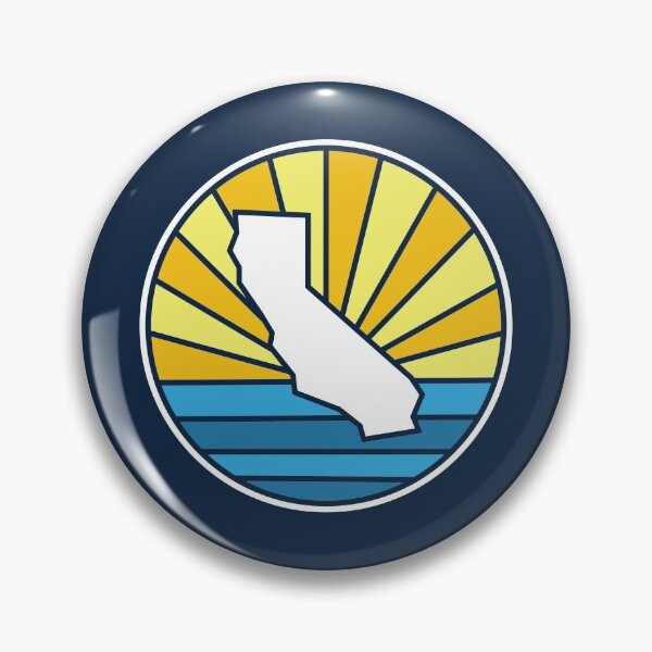 Item preview, California Navy Blue State CA Sunset and Water designed and sold by toutwearapparel.