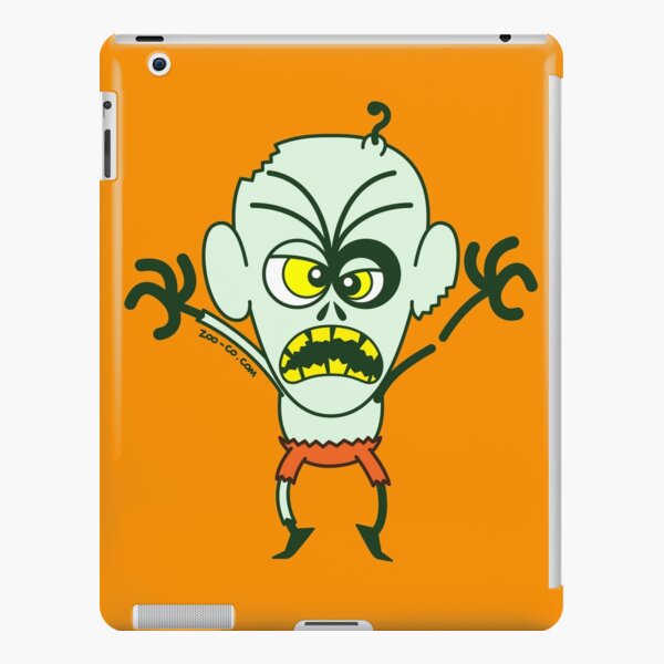 Scary Halloween Zombie Emoticon iPad Snap Case