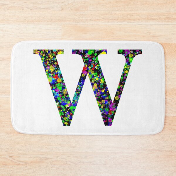 Item preview, Letter W Paint Splatter designed and sold by Handstand365.