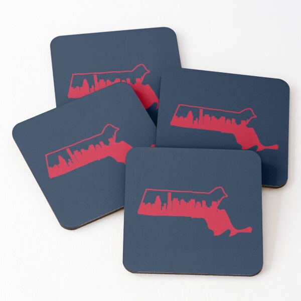 Item preview, Boston Massachusetts Baseball BOS rojo y azul marino designed and sold by toutwearapparel.