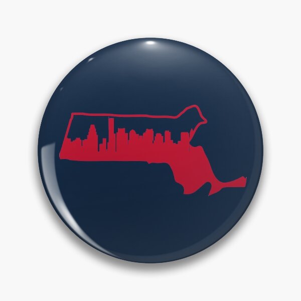 Item preview, Boston Massachusetts Baseball BOS Red and Navy designed and sold by toutwearapparel.