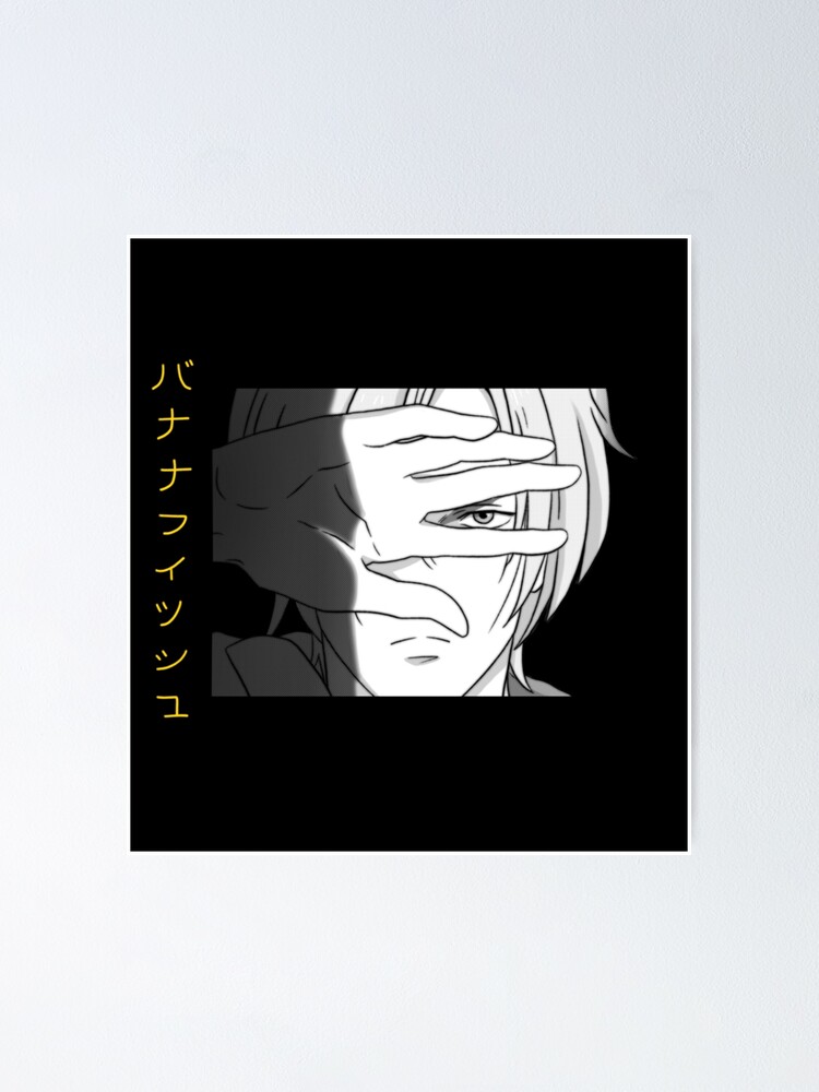 Póster «Póster de anime de personaje de arte blanco y negro.» de BartonKimberly Redbubble