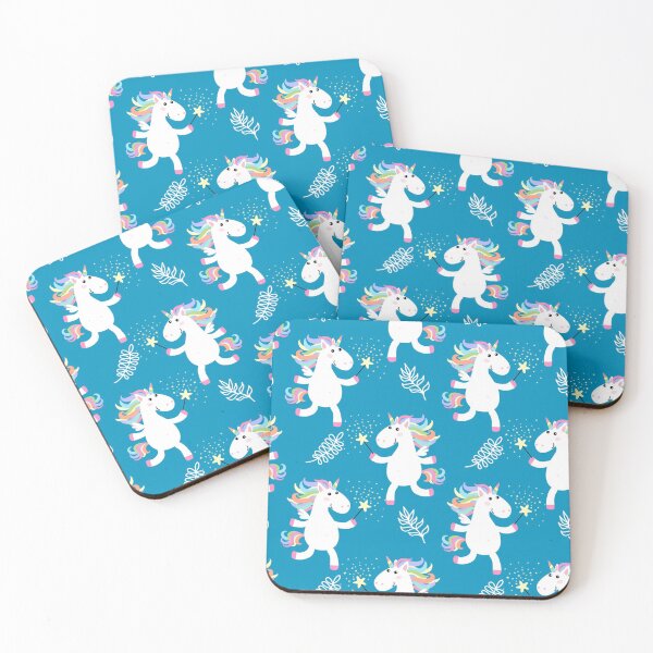 Item preview, Cute unicorns seamless illustration designed and sold by RoslynArt.