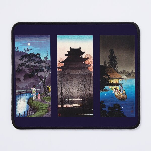 Item preview, Hiroaki Takahashi art Triptych designed and sold by theartsycamper.