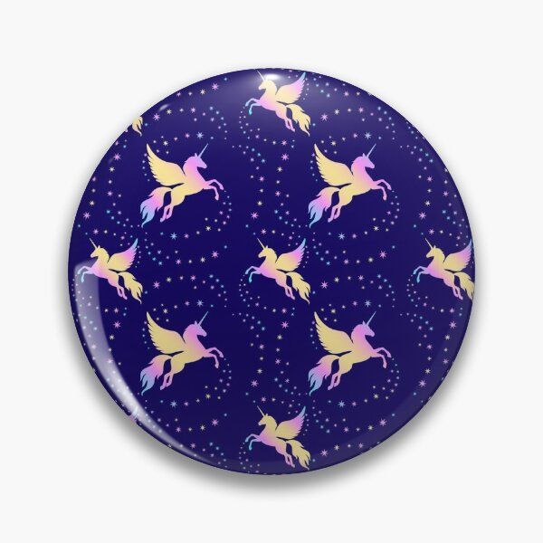 Item preview, Flying unicorn on the starry sky designed and sold by RoslynArt.