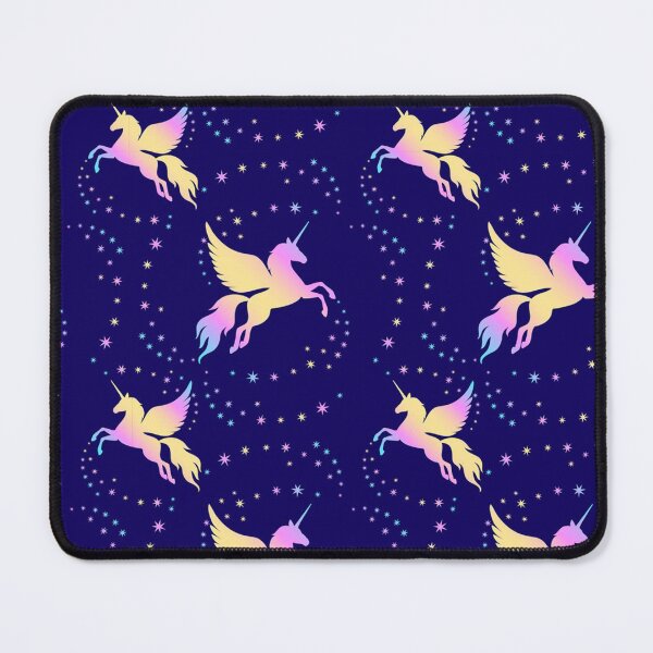 Item preview, Flying unicorn on the starry sky designed and sold by RoslynArt.