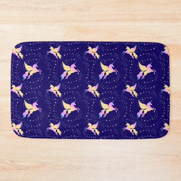 Item preview, Flying unicorn on the starry sky designed and sold by RoslynArt.