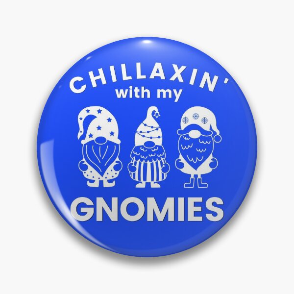 Item preview, Chillaxin With My Gnomies Text Typography with 3 Cute Gnomies  designed and sold by RKMR.