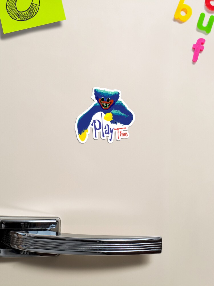 Huggy Wuggy Play Time Magnet By Kunfo Redbubble