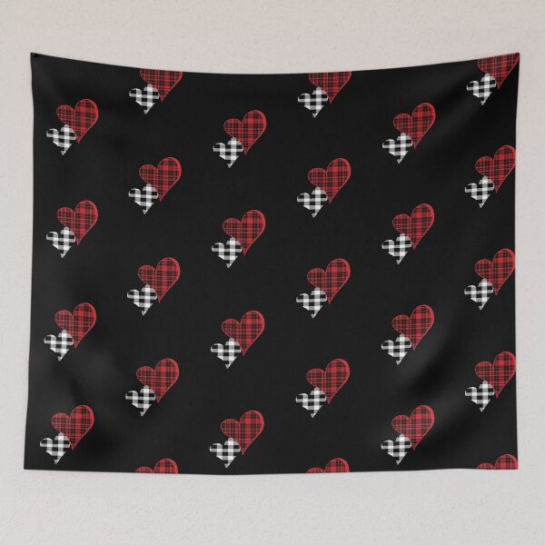 Item preview, Plaid Hearts designed and sold by RedSparkle.