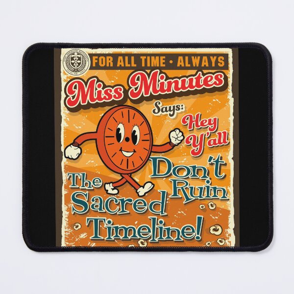 Item preview, TVA Miss Minutes Retro Poster designed and sold by Alema Art.
