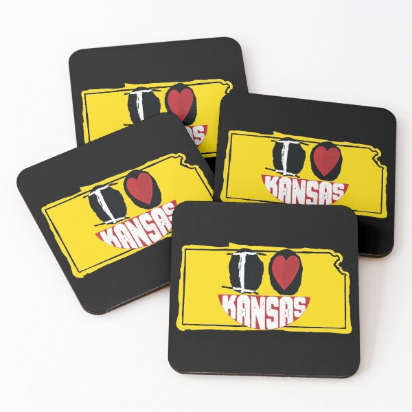 Item preview, I Love Kansas I Heart Kansas Happy Face   designed and sold by pelagio.