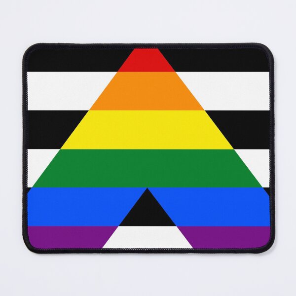 Premium Vector | Straight Ally Pride Flag In Shape Lgbtq Flag In Shape - Foto 2
