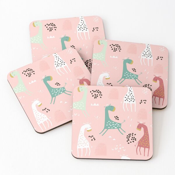 Item preview, Multicolor Abstract Giraffes  designed and sold by RoslynArt.
